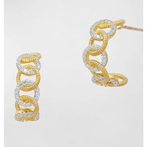 Freida Rothman Shining Hope Chain Hope Earrings